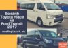 so sanh transit va toyota hiace
