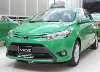 Toyota Vios 2016 màu xanh mai linh