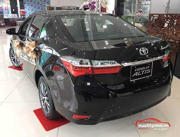 corolla altis 2018 2 0 CVT luxury mau den duoi xe trai - Đánh giá xe Toyota Corolla Altis 2.0V Luxury 2021: Thông số, Giá bán
