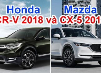 So sánh Mazda CX5 2018 và Honda CRV 2018