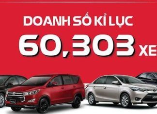 Doanh số kỷ lục của Toyota năm 2017