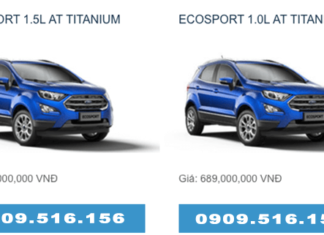 So sánh Ecosport 1.0 và 1.5 (Muaxegiatot.vn)