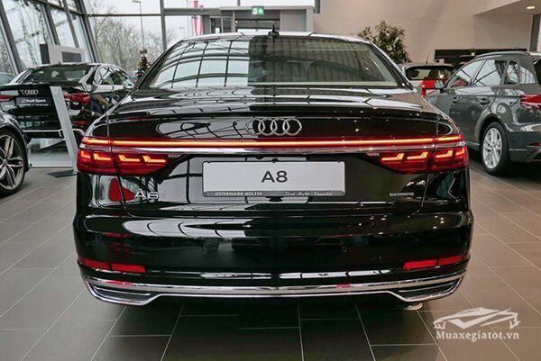 Đuôi xe Audi A8 2019, Audi A8 2018 mới, Audi A8L 2019, Giá xe Audi A8 (Muaxegiatot.com)