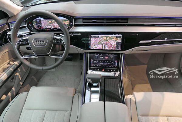 Nội thất xe Audi A8 2019, Audi A8 2018 mới, Audi A8L 2019, Giá xe Audi A8 (Muaxegiatot.com)