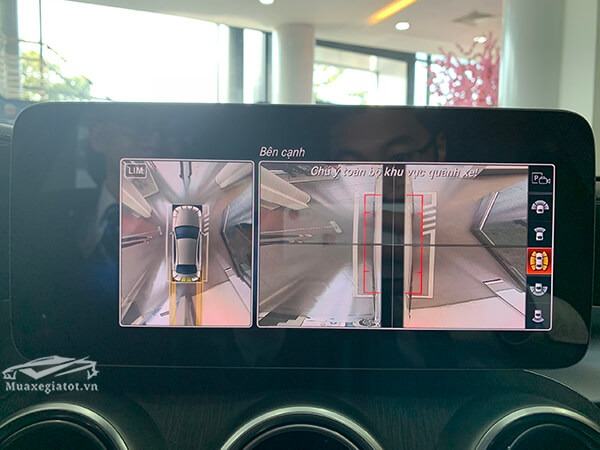 Camera 360 độ được trang bị trên Mercedes C300 AMG 2019 