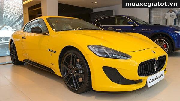 Maserati GranTurismo Sport ngoại thất màu vàng bắt mắt