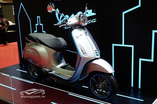 Xe máy điện Vespa Elettrica sẽ sớm về Việt Nam cạnh tranh