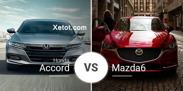 So sánh Honda Accord 2020 thế hệ mới và Mazda 6