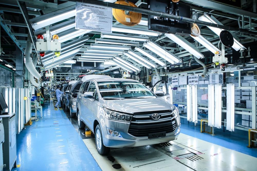 Dây chuyền sản xuất xe Toyota Innova 2020