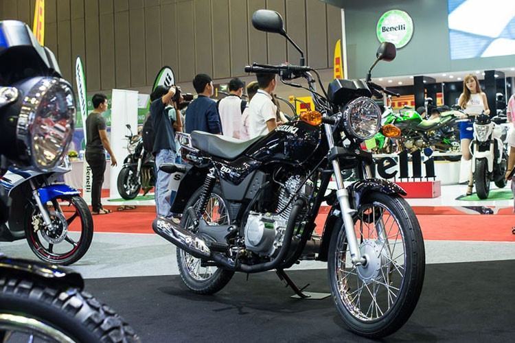Xe côn tay 110 phân khối mới của Suzuki về Việt Nam  Xe máy