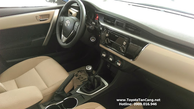 Nội thất Toyota Corolla Altis 1.8G MT