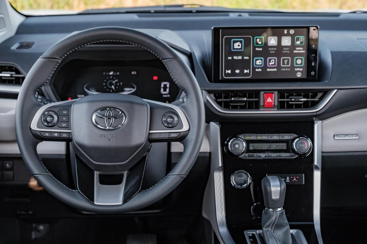 TIện nghi xe Toyota Veloz Cross 2022