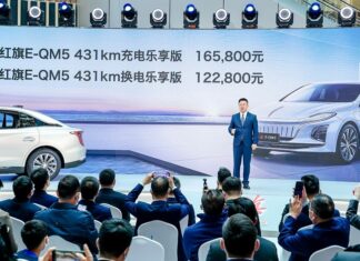 Chi tiết xe điện Hongqi E-QM5 2022: Kích thước ngang sedan hạng D, về Việt Nam trong năm nay