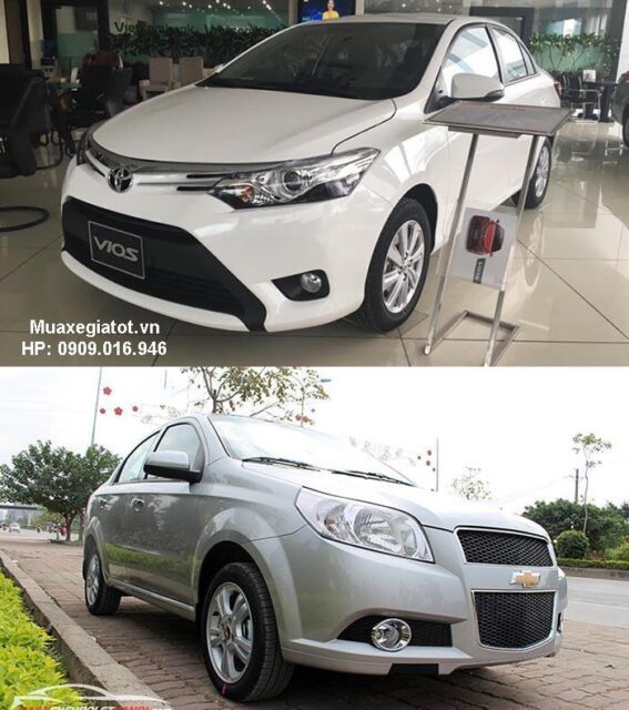 Chọn mua Toyota Vios mới hay Chevrolet Aveo tại Việt Nam ?