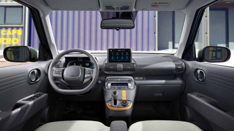 Nội thất hiện đại của Hyundai Casper 2022. 