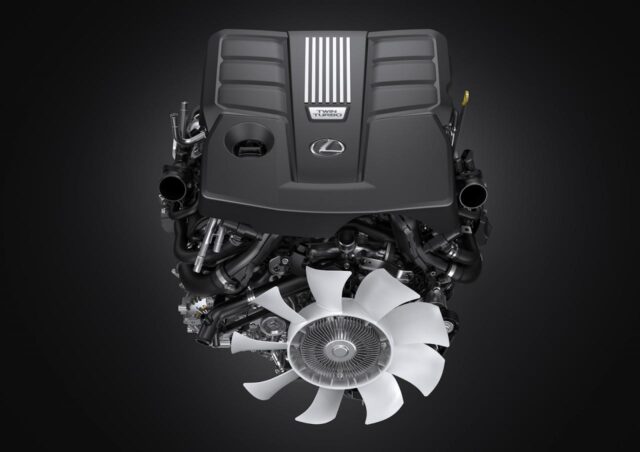 Lexus LX600 2023 dùng động cơ mới.