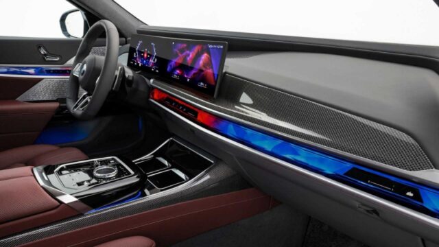 BMW 7-Series 2023 có khoang nội thất mới.