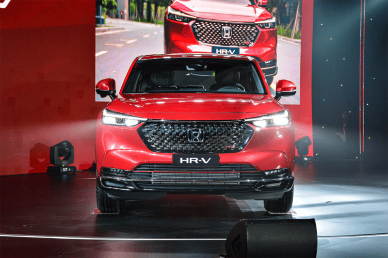 Honda HR-V 2022 có phần đầu xe thu hút.