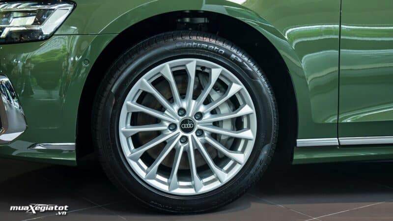Audi A8L 2022 có bộ mâm 19 inch.