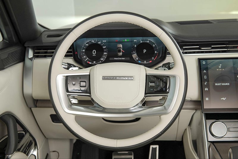 Range Rover 2023 có vô-lăng mới.