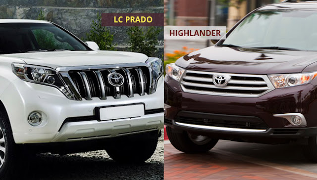 Mua xe Toyota Land Cruiser Prado hay Highlander 2016?