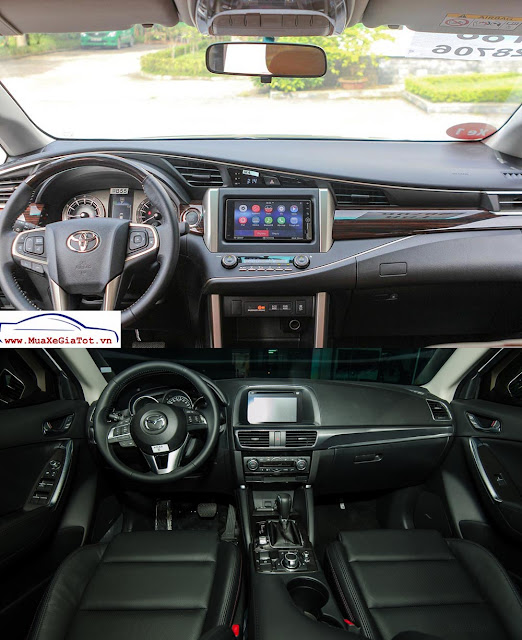 So sánh Toyota Innova 2.0V 2016 và Mazda CX-5