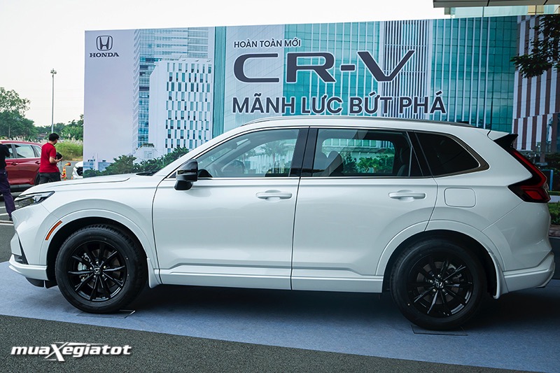 CR-V phiên bản mới với những đường nét mềm mại phần thân xe