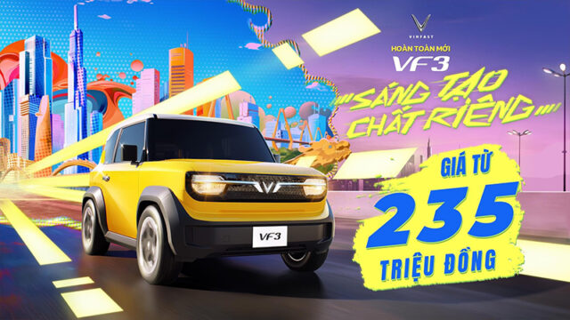 VF3 chỉ có giá từ 235 - 315 triệu đồng